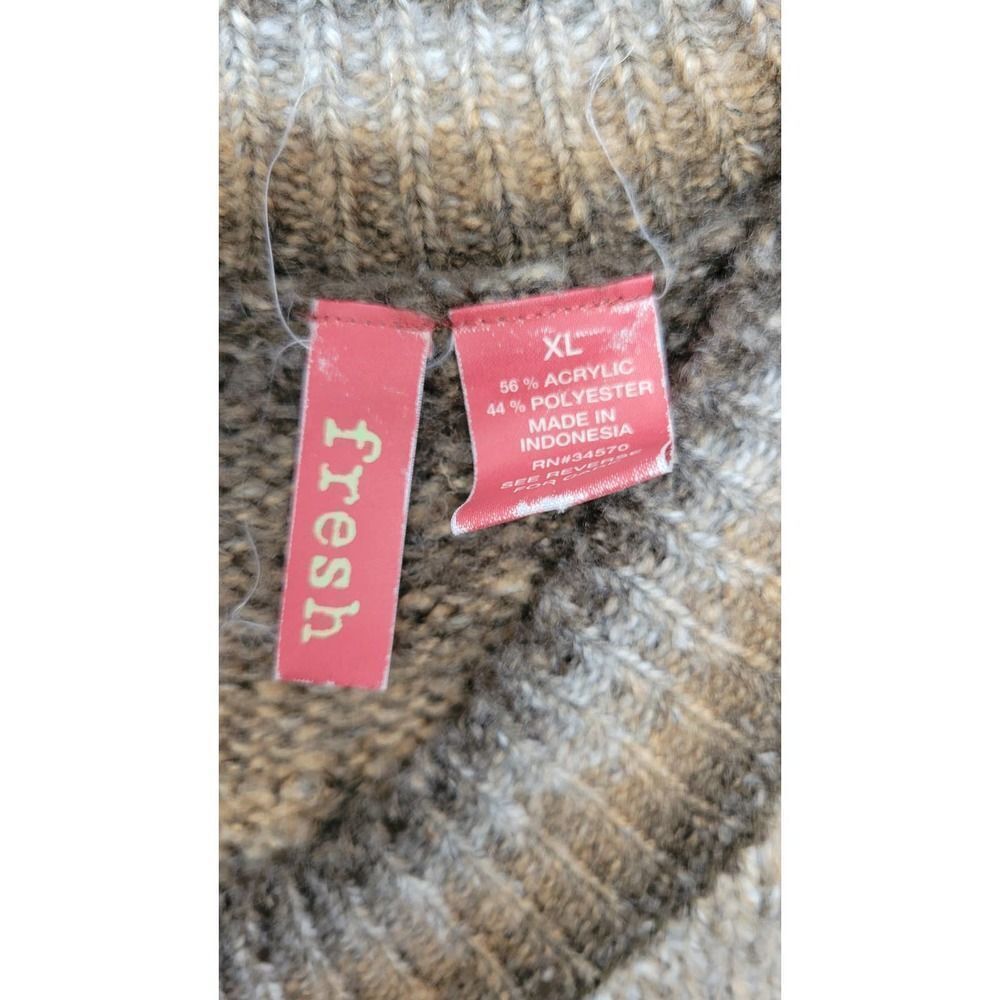 Fresh Striped Pattern Cardigan Medium - Picture 5 of 6
